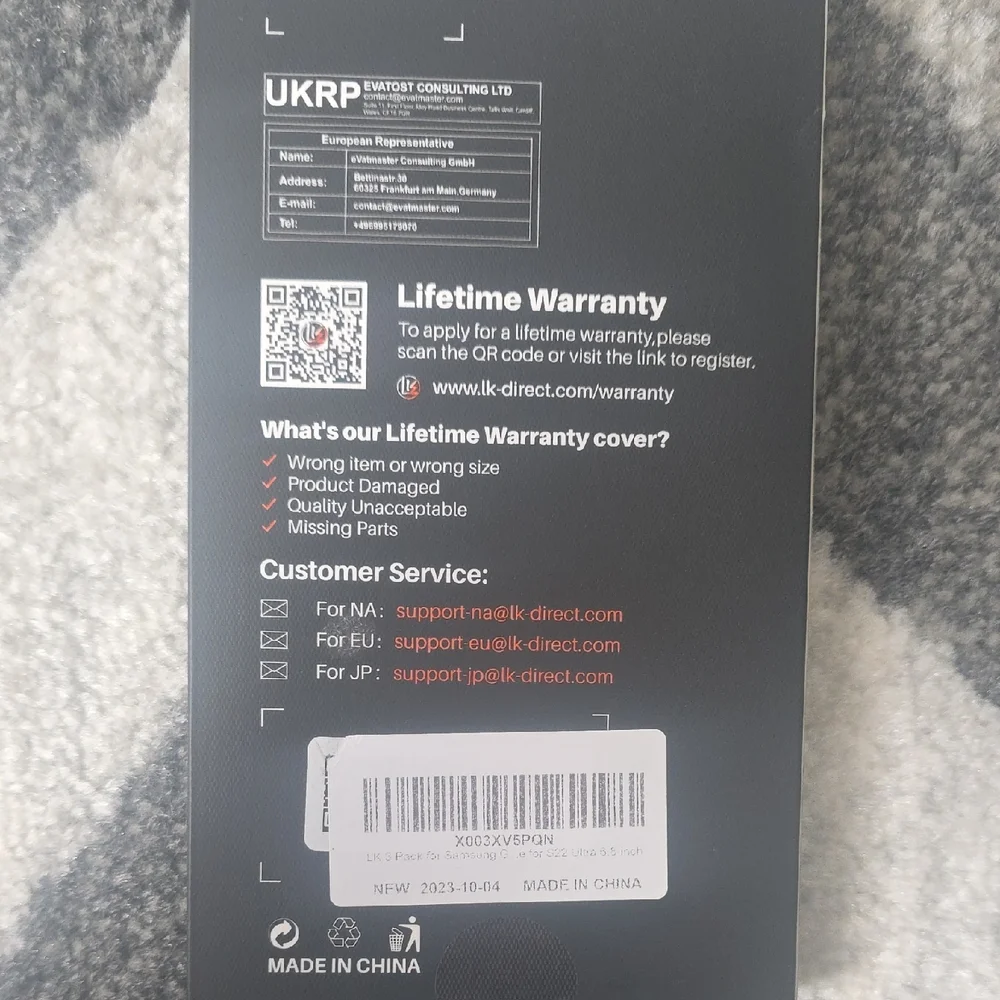 LK Screen Protector for Samsung Galaxy S22 Ultra